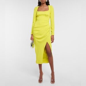 NWT SELF-PORTRAIT
Ruched crêpe midi dress